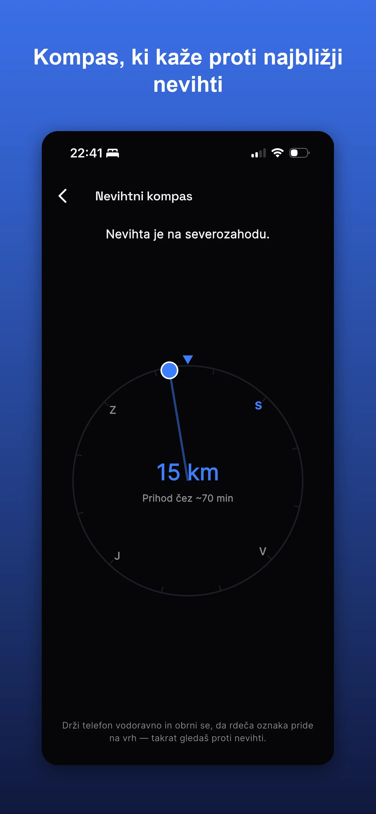 WeatherAlarm screenshot