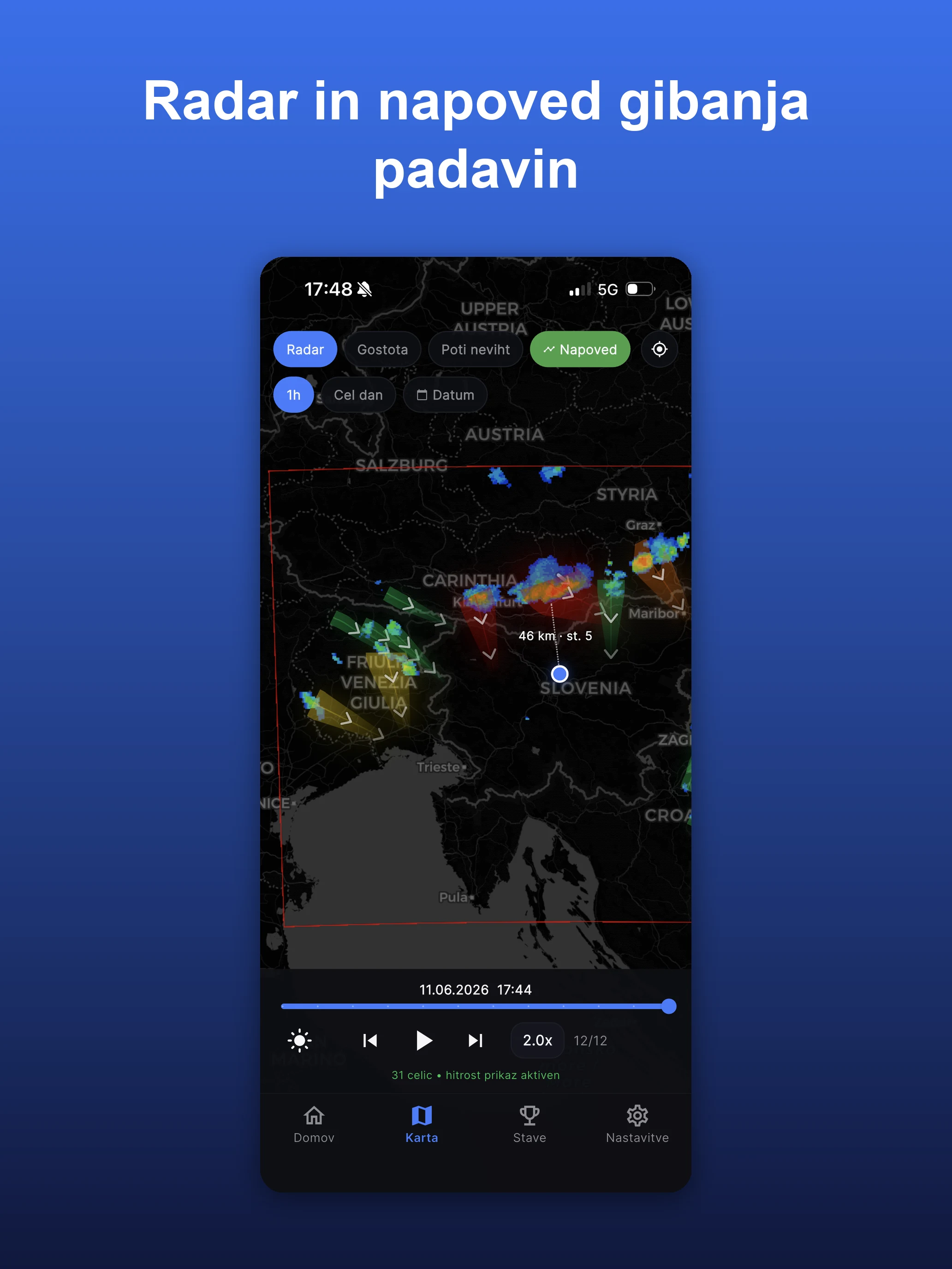 WeatherAlarm screenshot